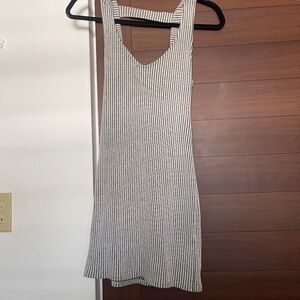 Body con dress with open back